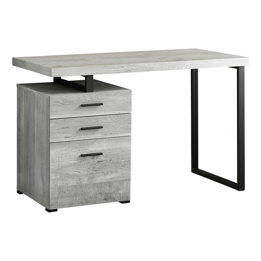Desk Setup Or Set Up - Computer Desk with File Cabinet Left