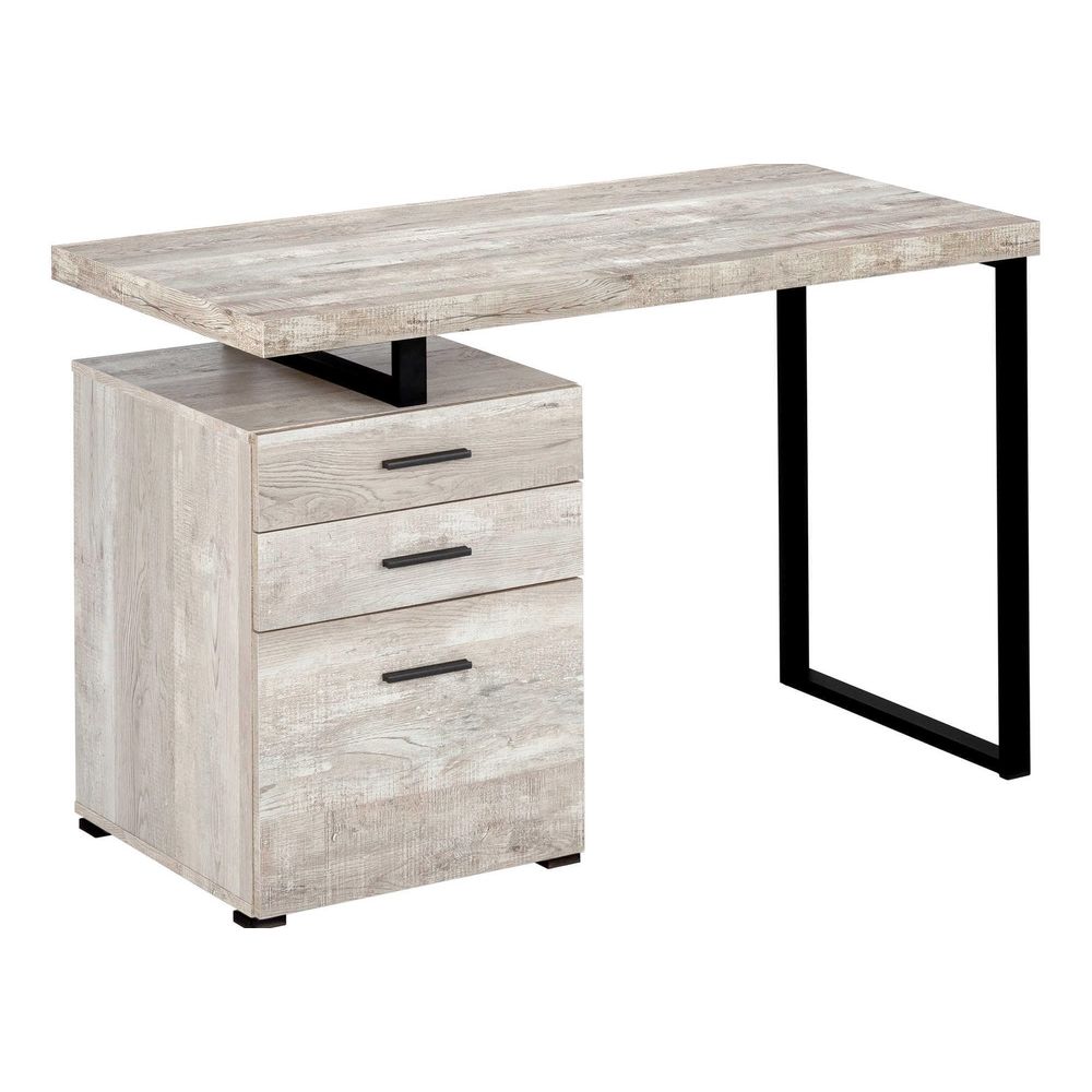 Desk Setup Or Set Up - Computer Desk with File Cabinet Left