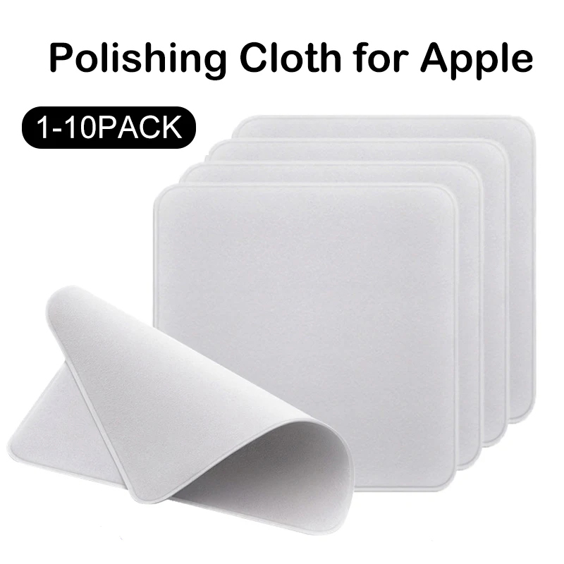 Monitor Cleaning Kit - 1-10pcs Universal Polishing Cloths for Apple
