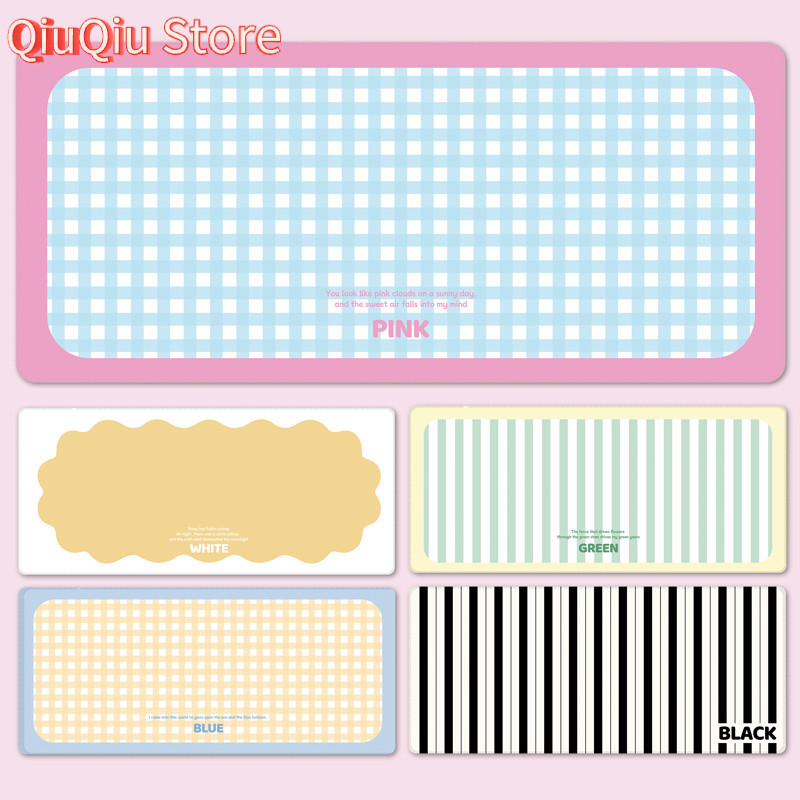 Desk Setup Pink - Mouse Pad Oversized Girl High-Appearance Office