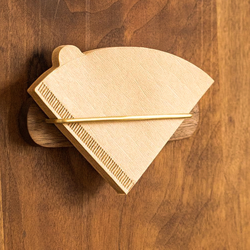 Desk Setup Wood - Coffee Filter Holder,Table & Wall Mount