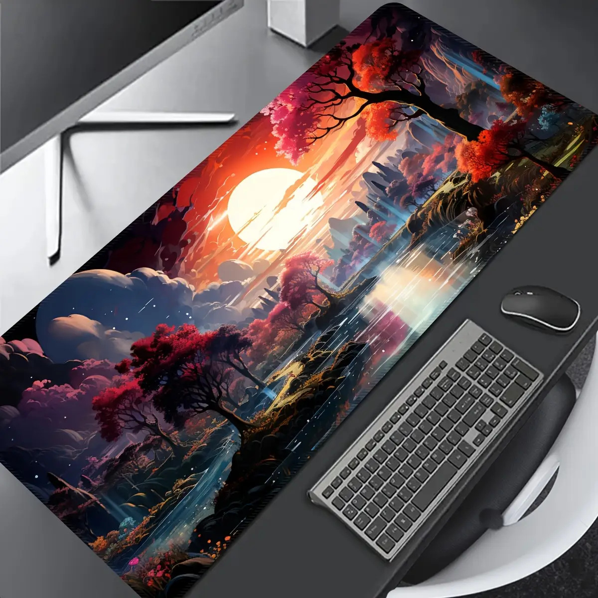 Desk Setup Minimal - Minimal Desk Setup Gaming Mouse Pad