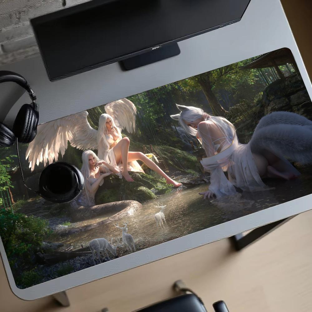 Forest girl Gaming Mats Extend - Desk Setup Girl のレビューと価格