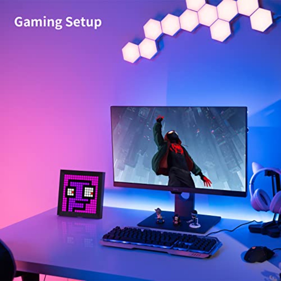LED Light Pixel Display Panel  - Desk Setup Lighting のレビューと価格