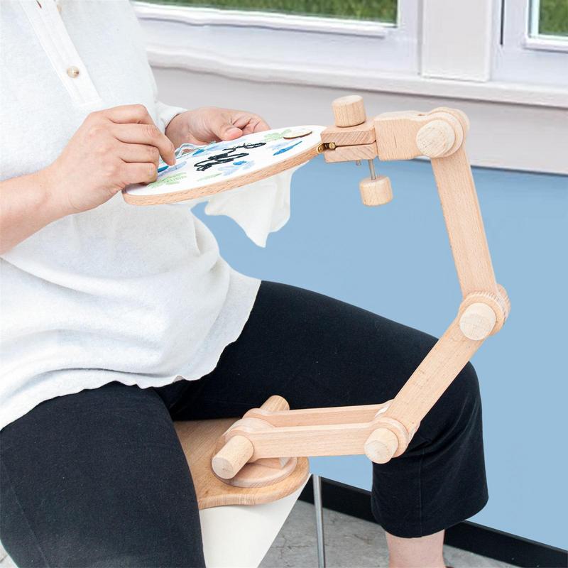 360 Degree Rotation Adjustable - Desk Setup Wood のレビューと価格