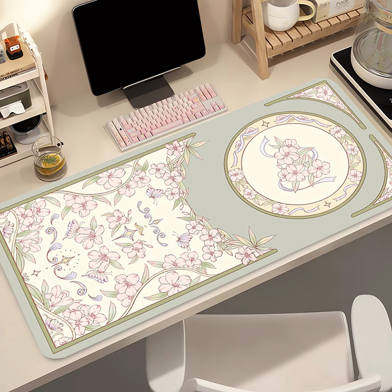 Gaming Extended Mouse Pad Game - Desk Setup Pink のレビューと価格