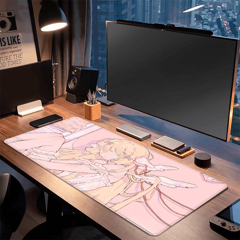 Kawaii Cute Angel Girl Mouse P - Desk Setup Girl のレビューと価格