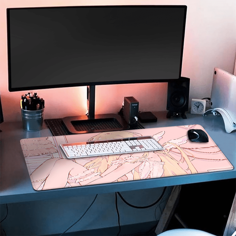 Kawaii Cute Angel Girl Mouse P - Desk Setup Girl のレビューと価格