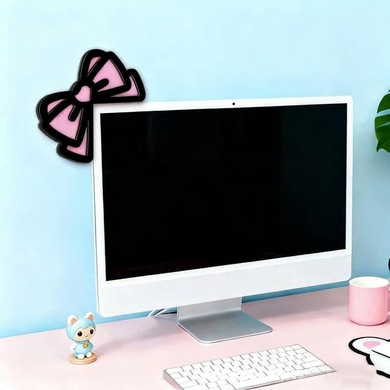 New 1/2Pcs Wooden Bowknot PC A - Desk Setup Wood のレビューと価格