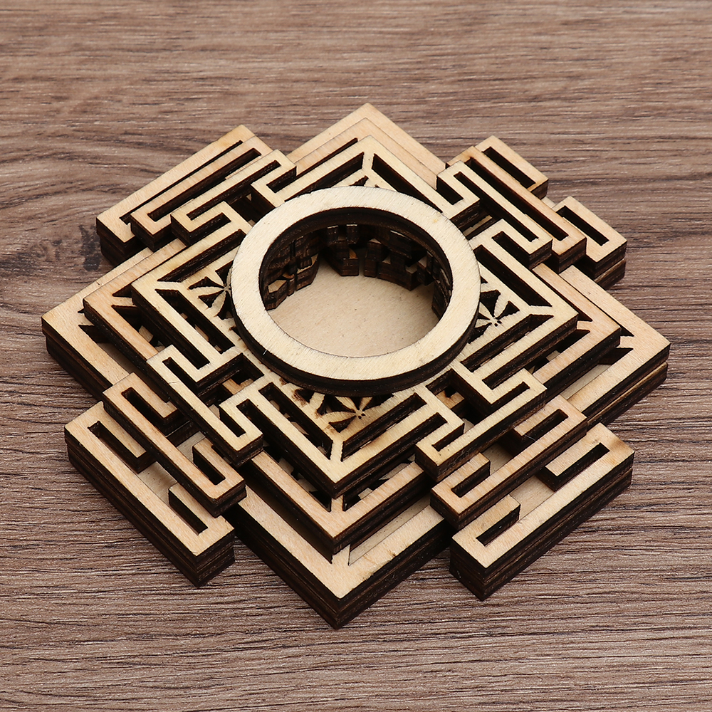 Lotus Pattern Wooden Crafts Ho - Desk Setup Wood のレビューと価格