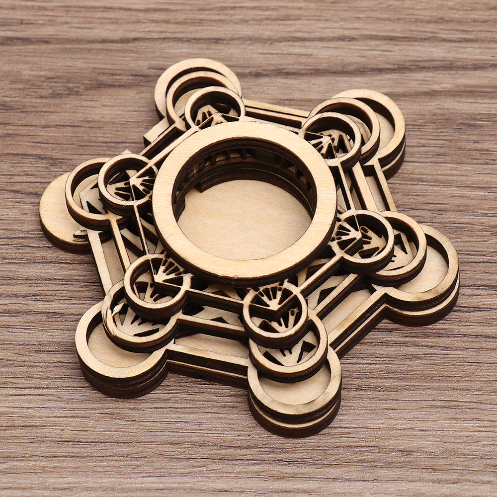 Lotus Pattern Wooden Crafts Ho - Desk Setup Wood のレビューと価格