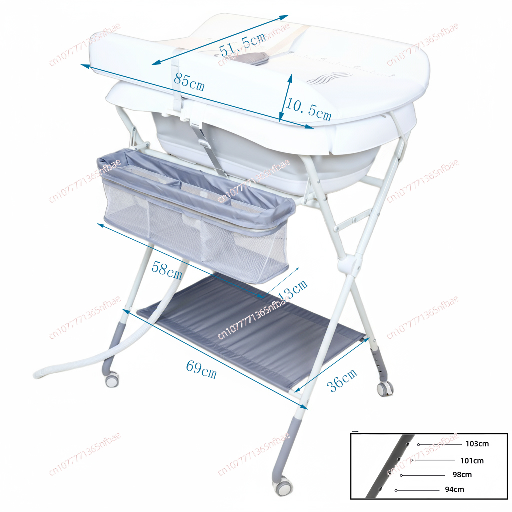 Baby Bath Tub & Changing Table - Desk Setup Wood のレビューと価格