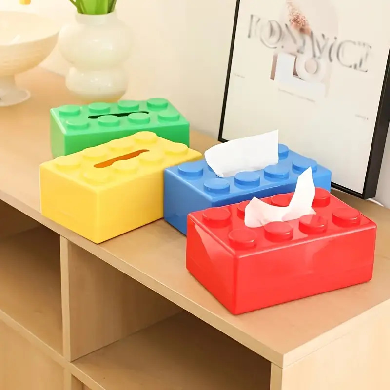 Building Block Shaped Tissue B - Desk Setup Developer のレビューと価格