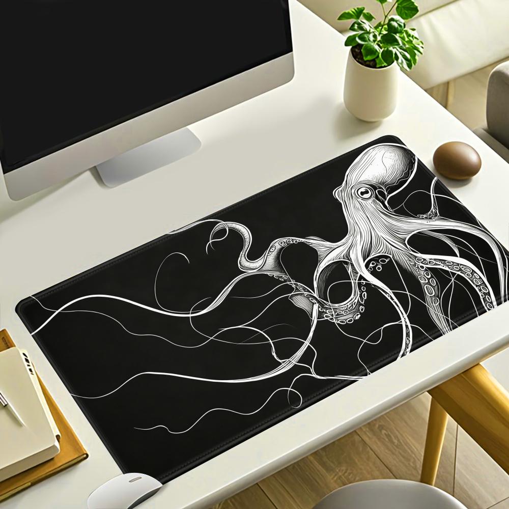HYBXAXC Octopus Mouse Pad, Bla - Desk Setup Or Set Up のレビューと価格