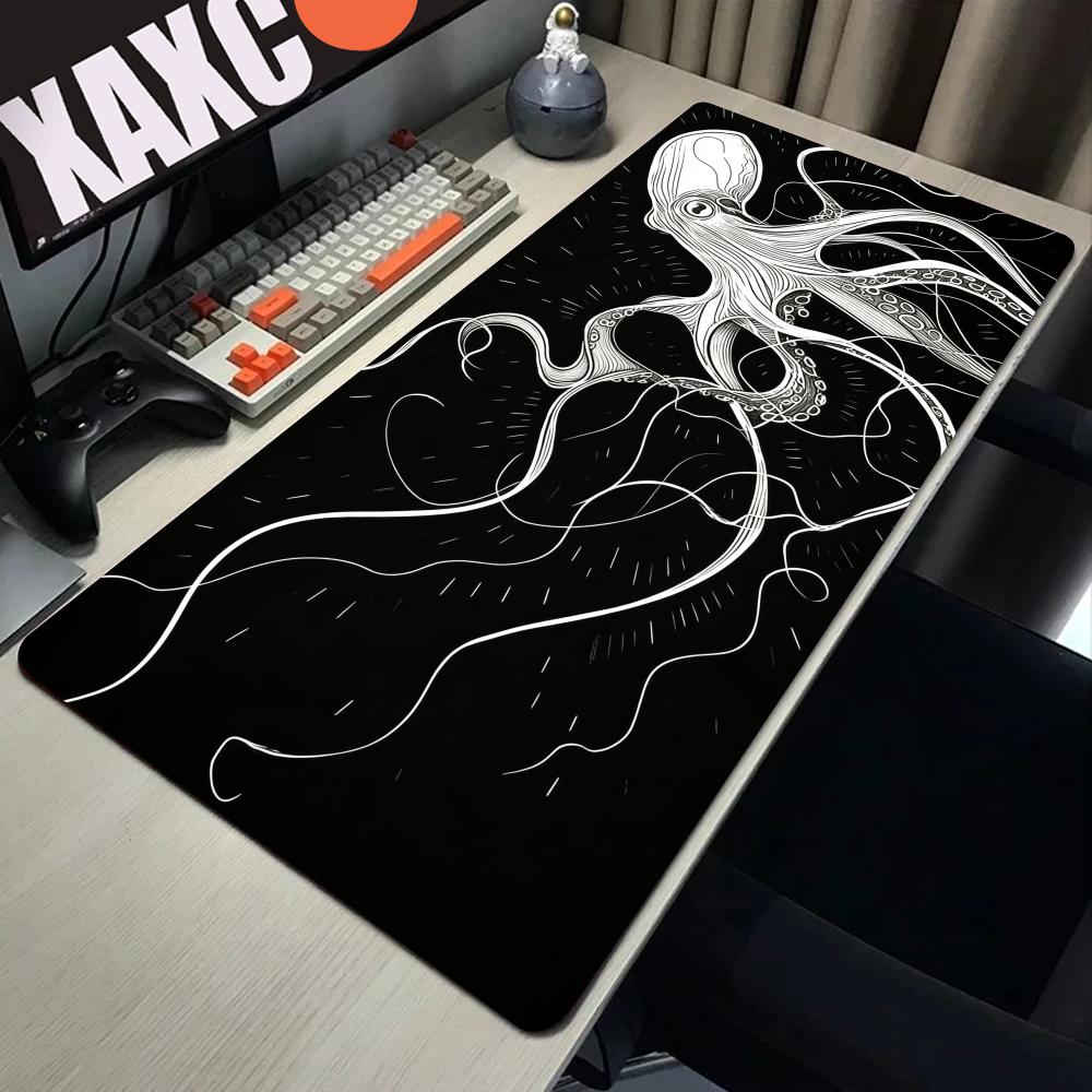 HYBXAXC Octopus Mouse Pad, Bla - Desk Setup Or Set Up のレビューと価格
