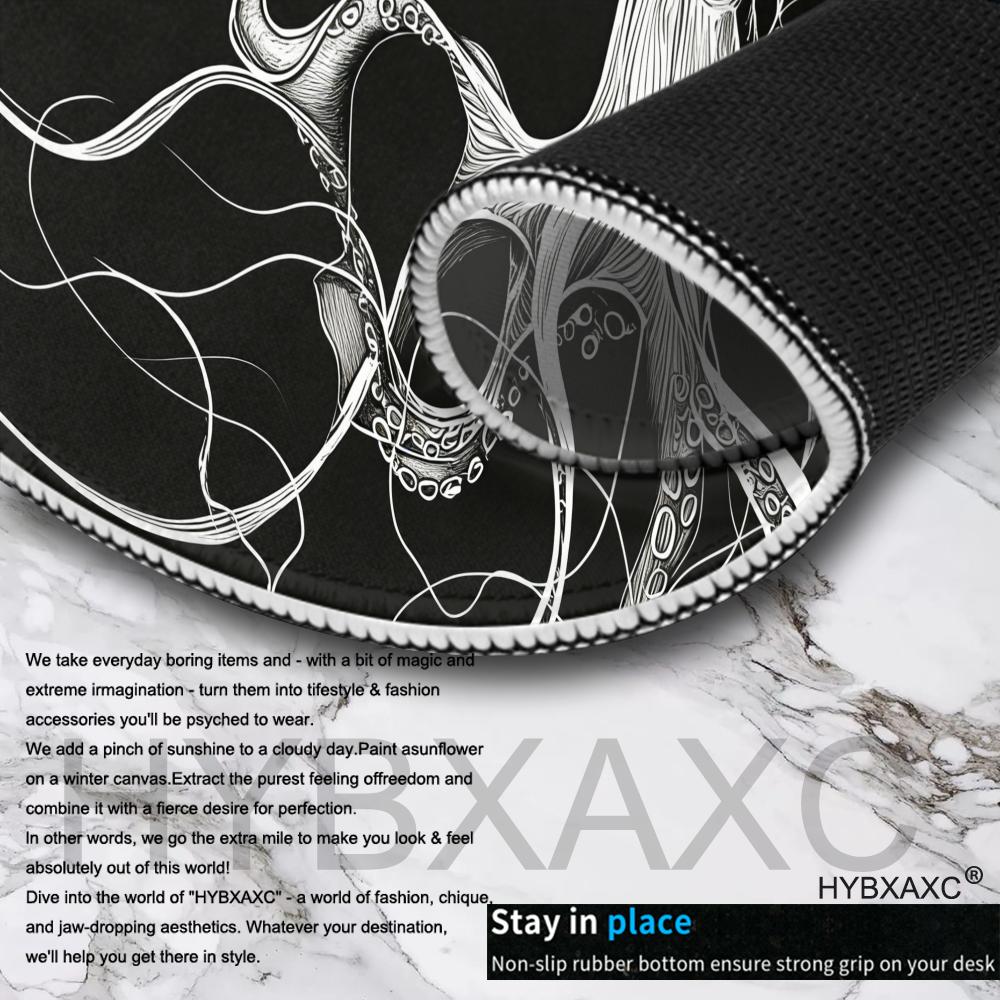 HYBXAXC Octopus Mouse Pad, Bla - Desk Setup Or Set Up のレビューと価格