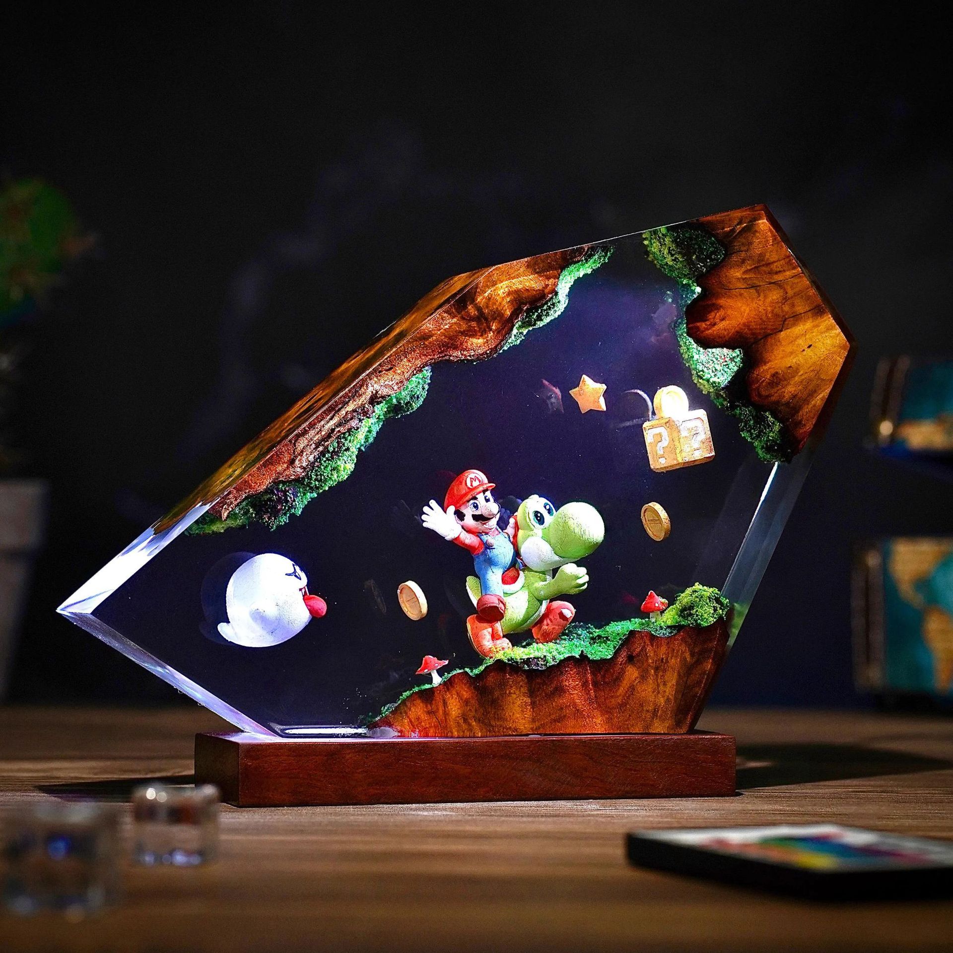 Table Resin Lamp Cartoon Anime - Desk Setup Lighting のレビューと価格