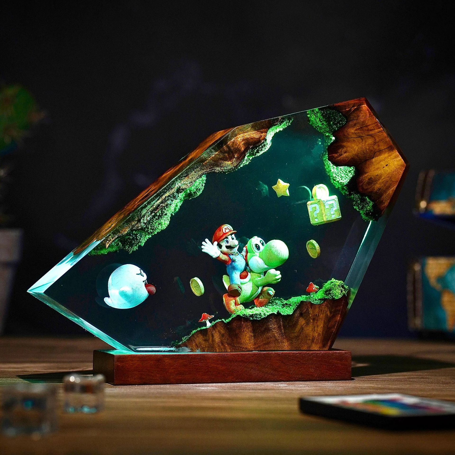 Table Resin Lamp Cartoon Anime - Desk Setup Lighting のレビューと価格