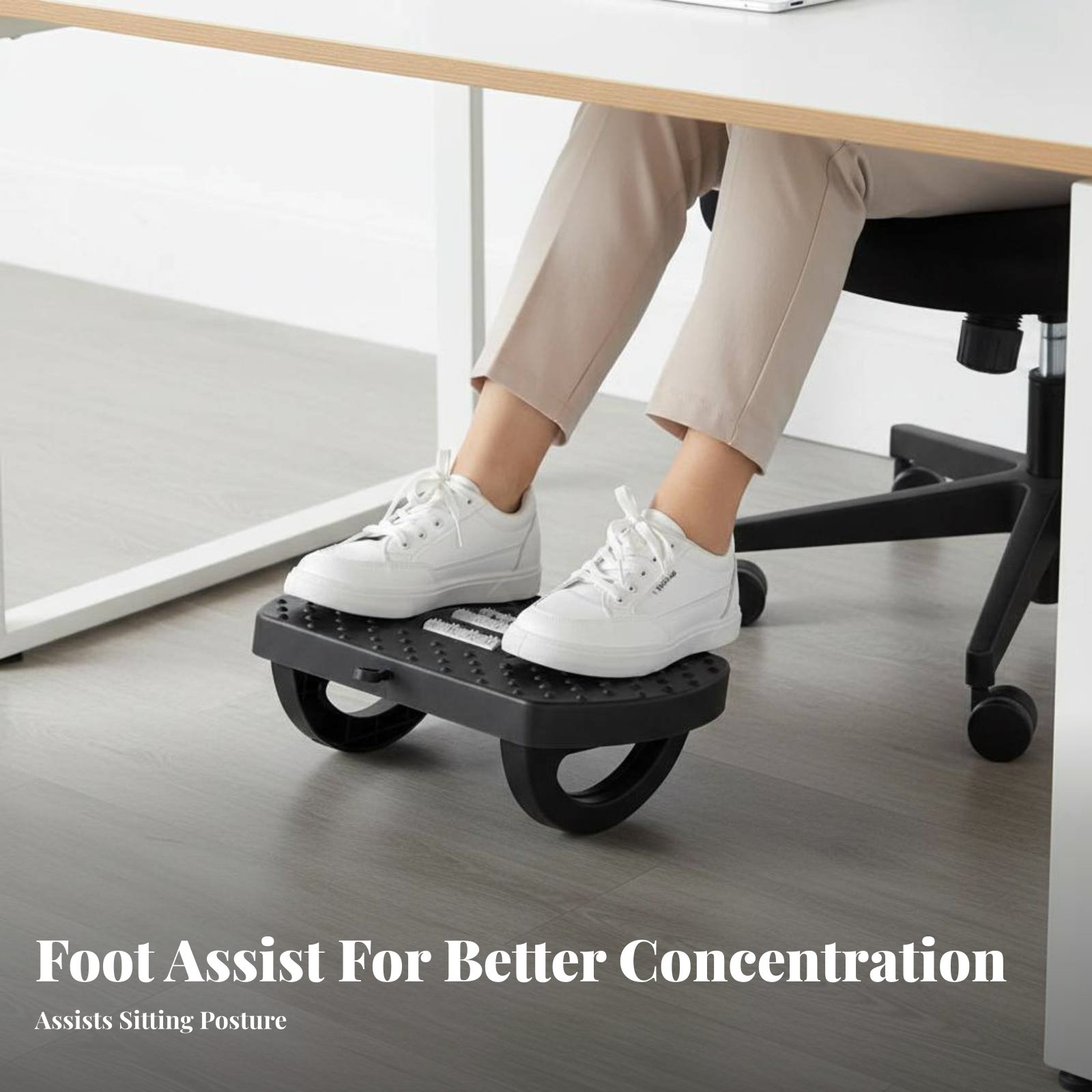 Adjustable beneath-desk Footre - Desk Setup Small Room のレビューと価格