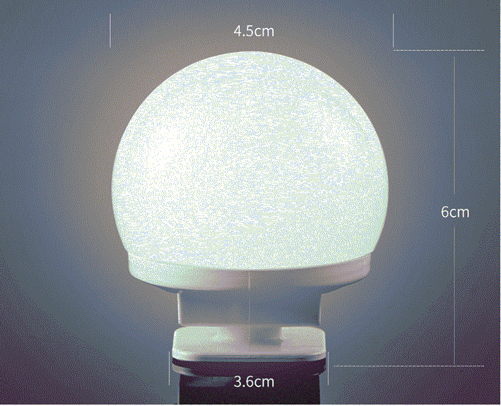 LED Light Paste Mirror Makeup  - Desk Setup Lighting のレビューと価格
