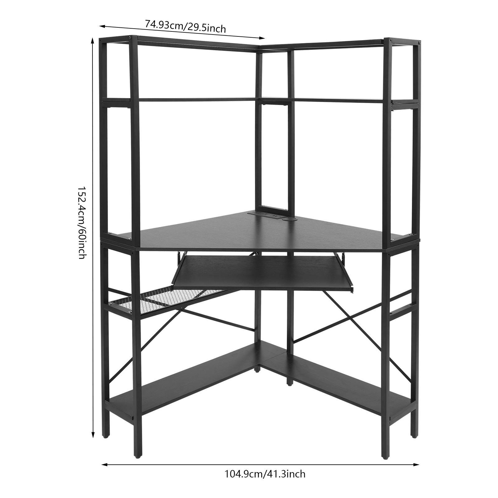 Triangular Corner Computer Des - Desk Setup Small Room のレビューと価格