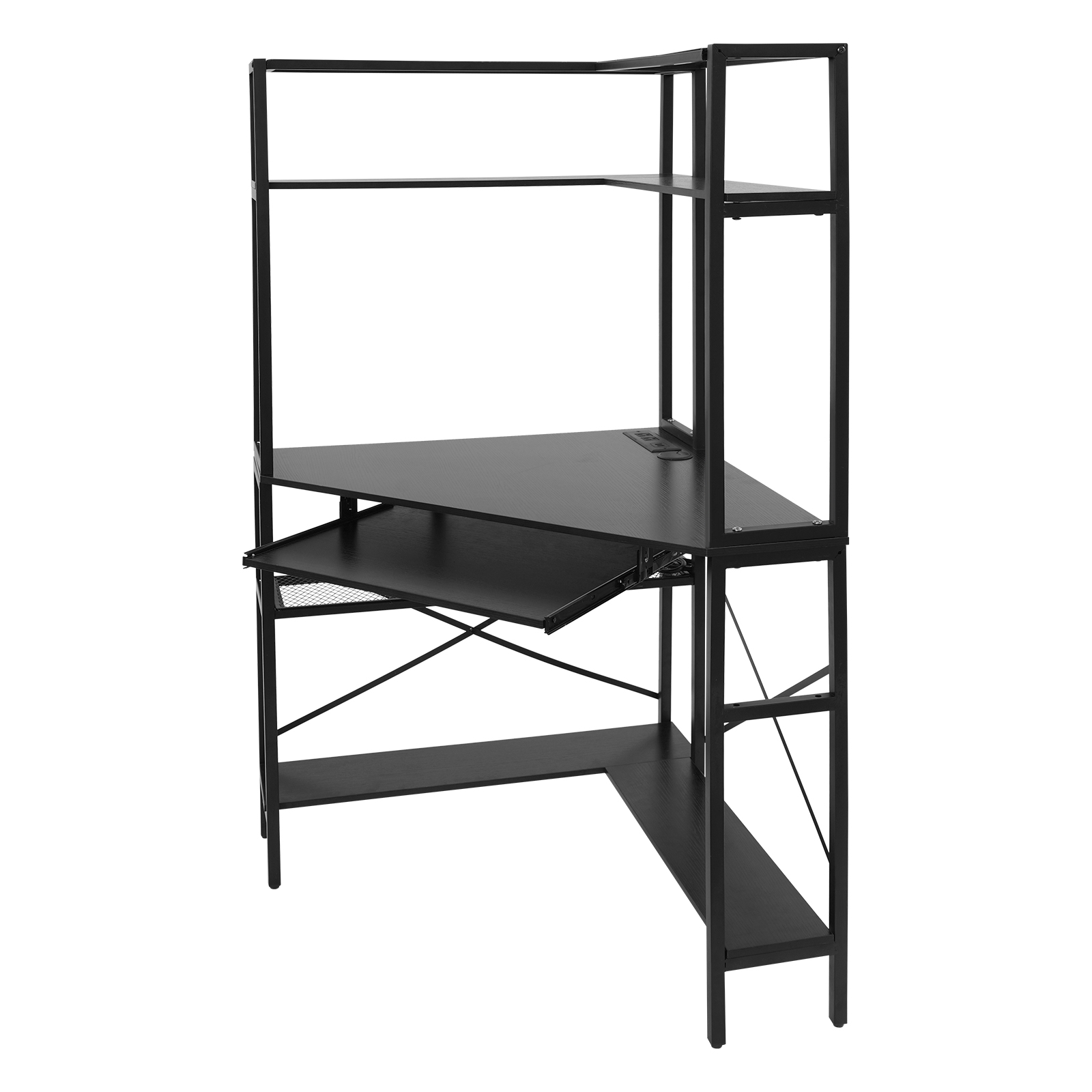 Triangular Corner Computer Des - Desk Setup Small Room のレビューと価格