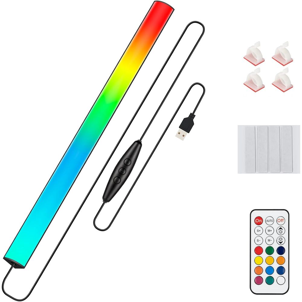 12 5V USB-Powered RGB Light Ba - Desk Setup Options のレビューと価格