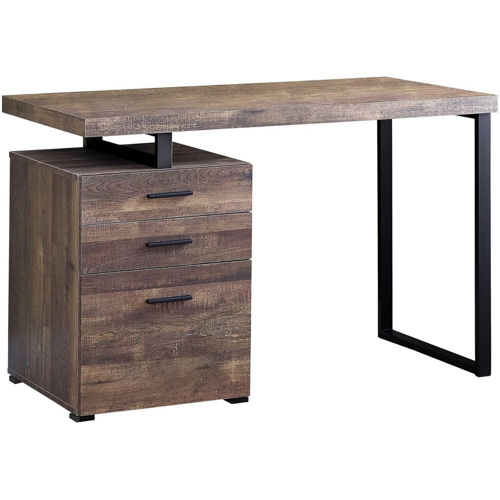 48 Reclaimed Wood Desk with Si - Desk Setup Or Set Up のレビューと価格