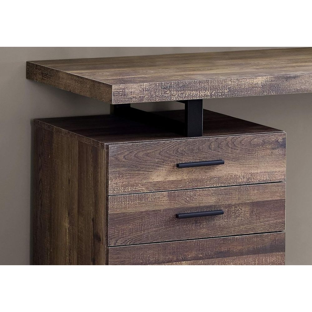 48 Reclaimed Wood Desk with Si - Desk Setup Or Set Up のレビューと価格