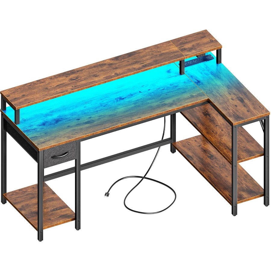 53 inch Reversible L Shaped De - Desk Setup Or Set Up のレビューと価格