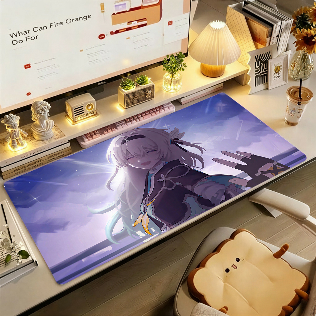 Gaming Mouse Pad, Large Desk M - Desk Setup Girl のレビューと価格