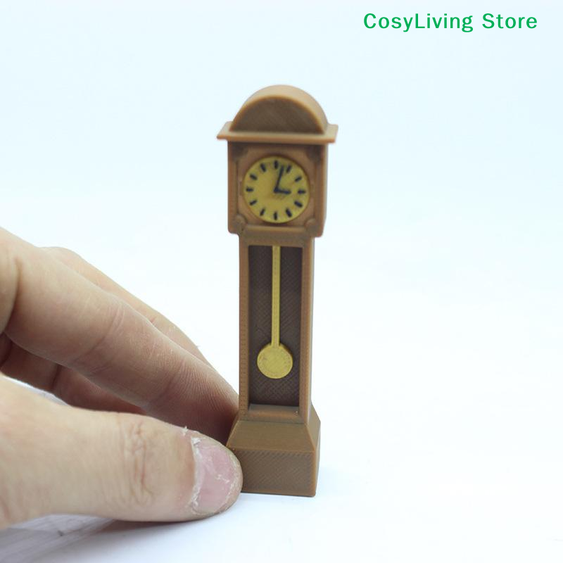 Mini Retro Standing Clock Desk - Desk Setup Wood のレビューと価格