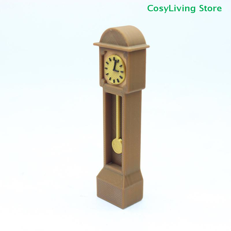 Mini Retro Standing Clock Desk - Desk Setup Wood のレビューと価格