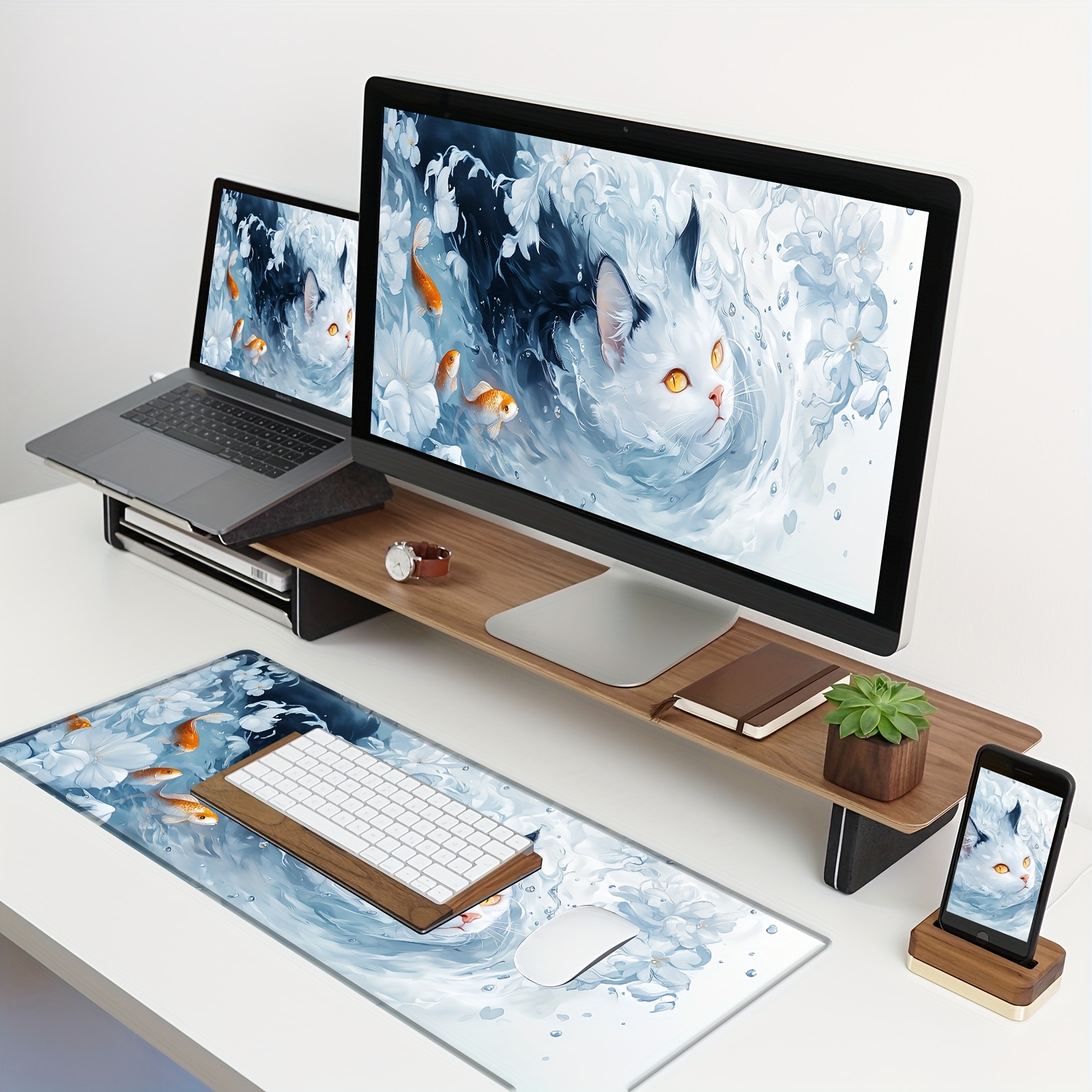 Smooth Desk Mat Mouse Pad Mini - Desk Setup Minimal のレビューと価格