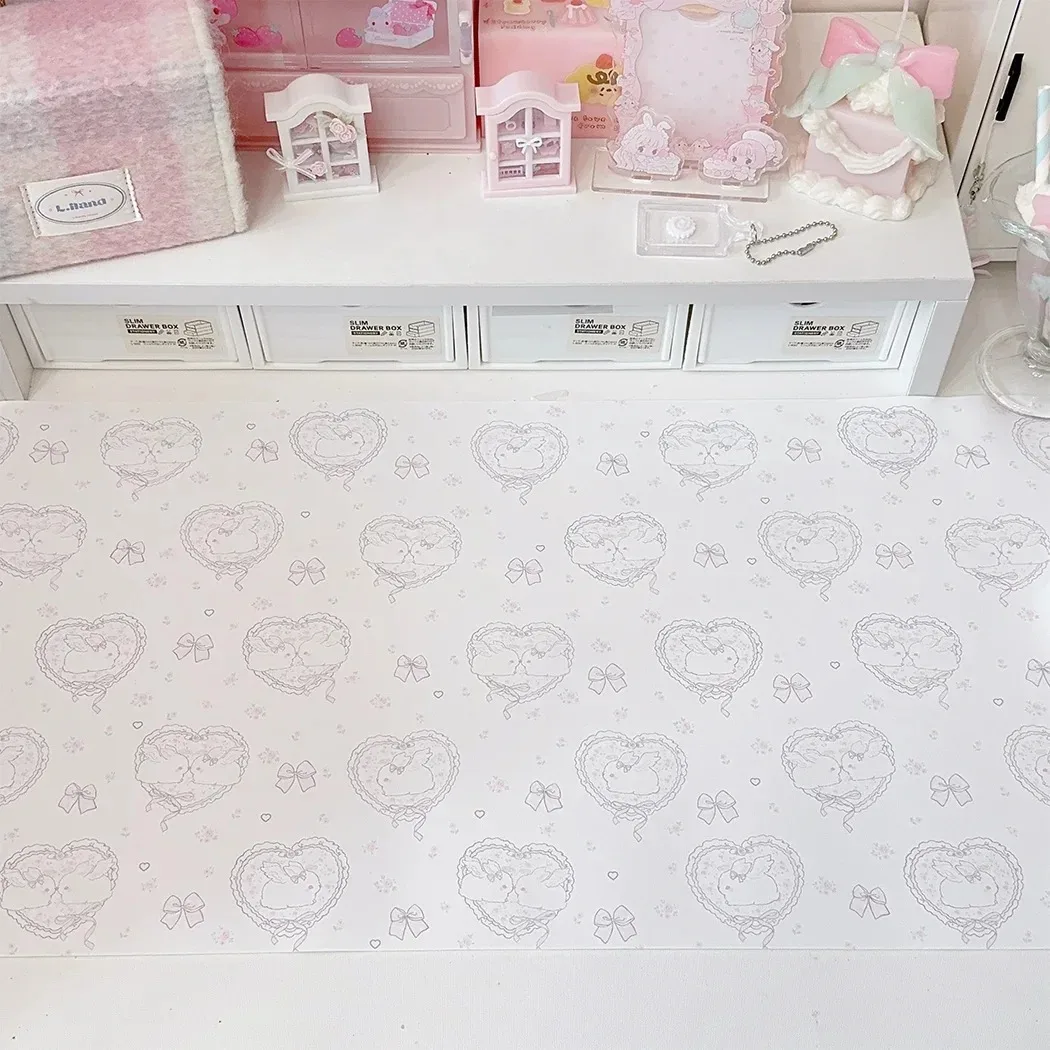 Kawaii Pink Rabbit Girl Heart  - Desk Setup Pink のレビューと価格