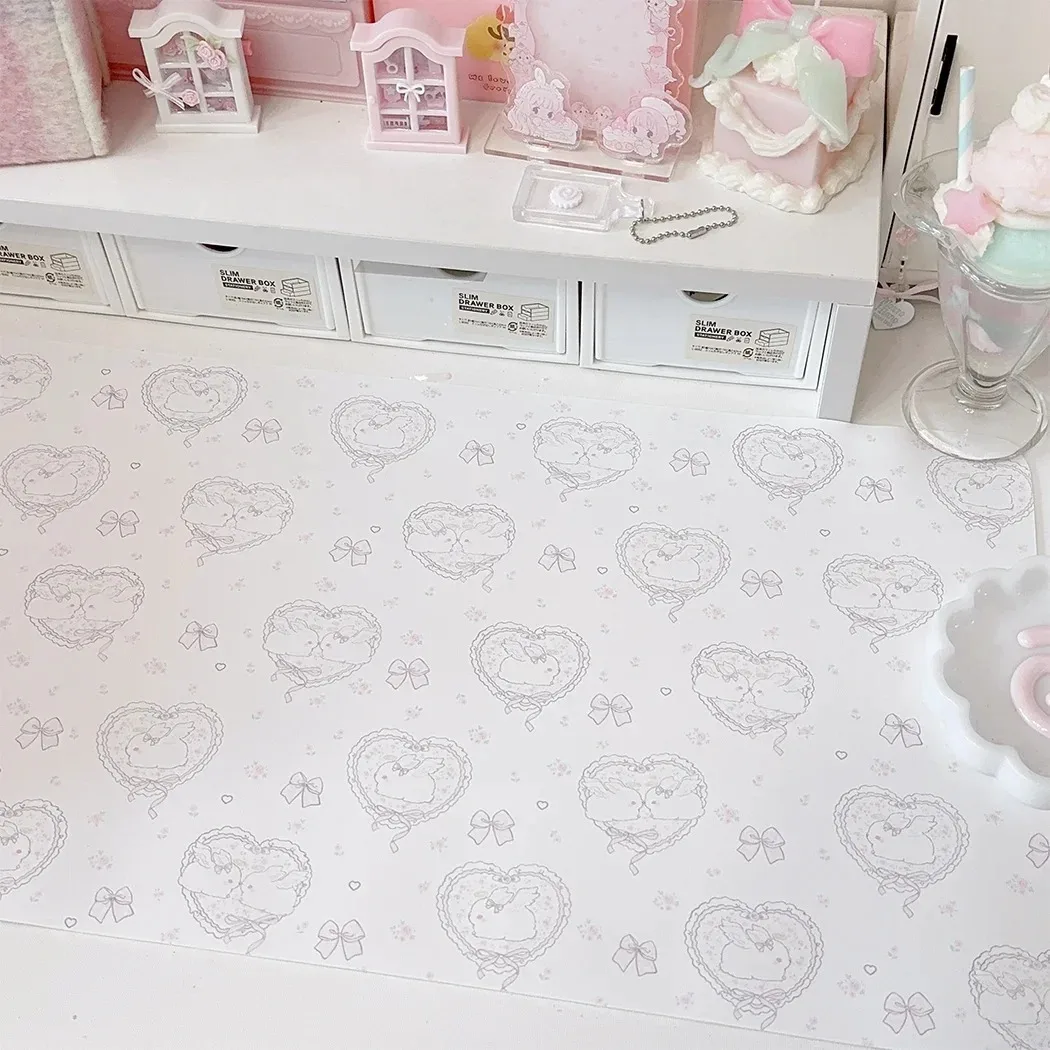 Kawaii Pink Rabbit Girl Heart  - Desk Setup Pink のレビューと価格