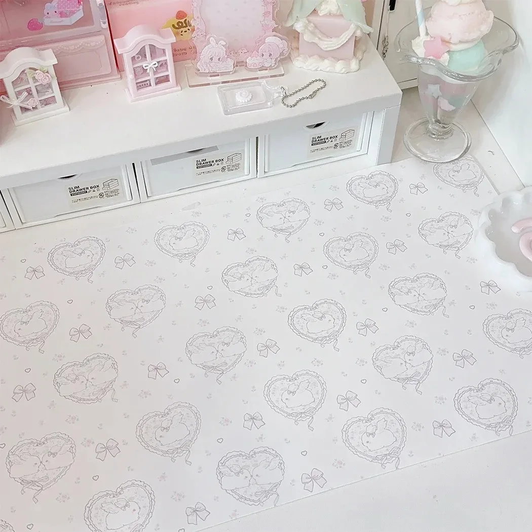 Kawaii Pink Rabbit Girl Heart  - Desk Setup Pink のレビューと価格