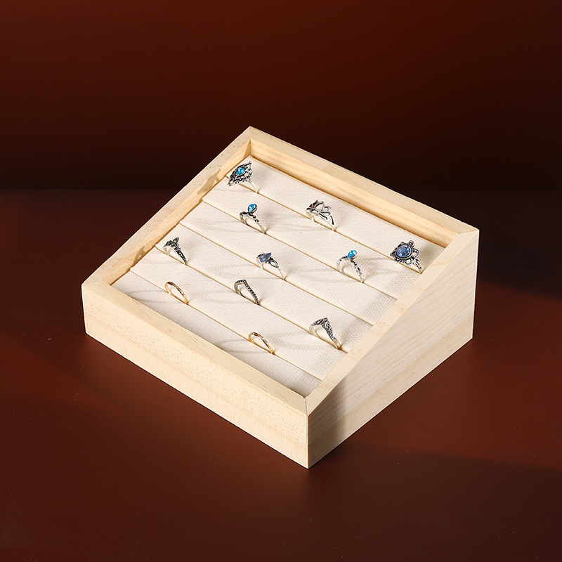 1pc Wood Jewelry Display Tray  - Desk Setup Wood のレビューと価格