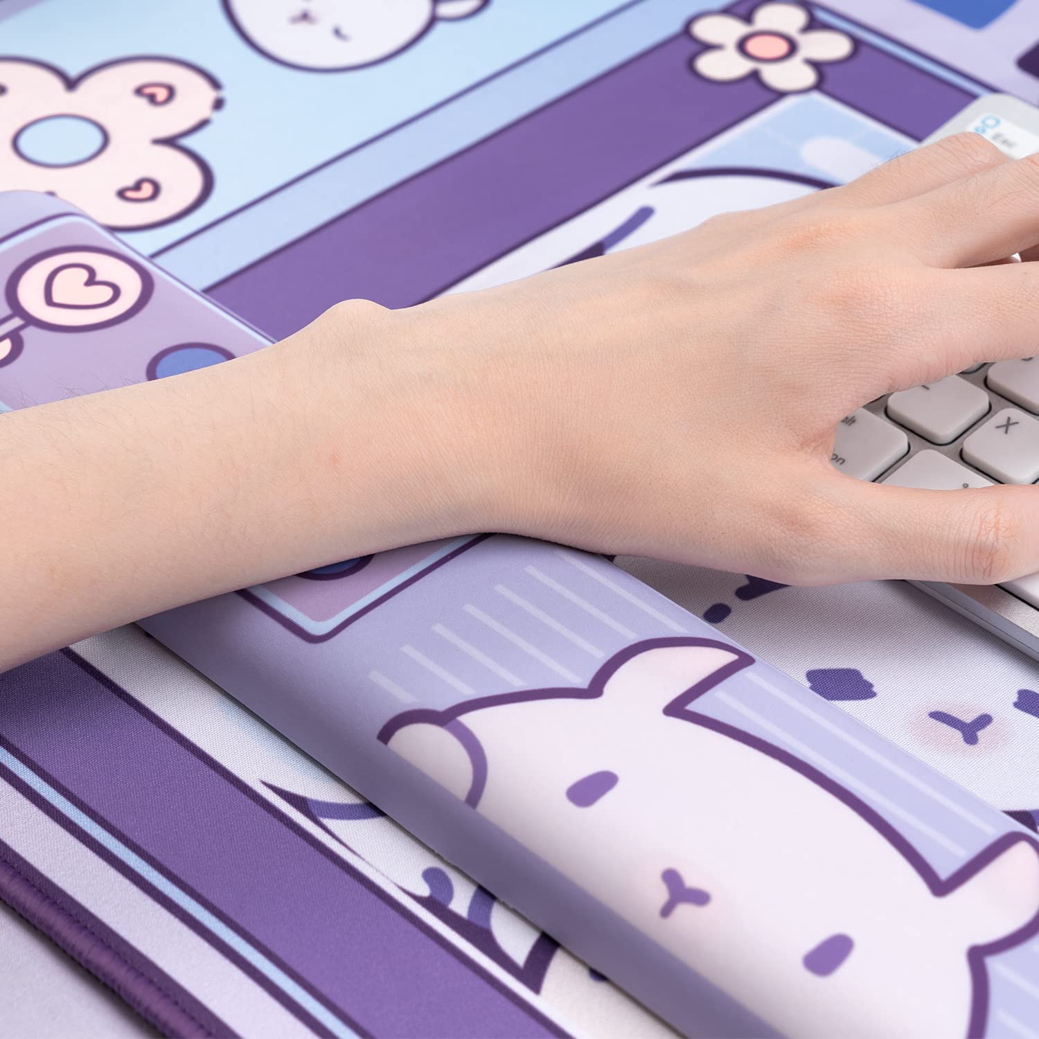 Large Kawaii Gaming Mouse Pad  - Desk Setup Pink のレビューと価格