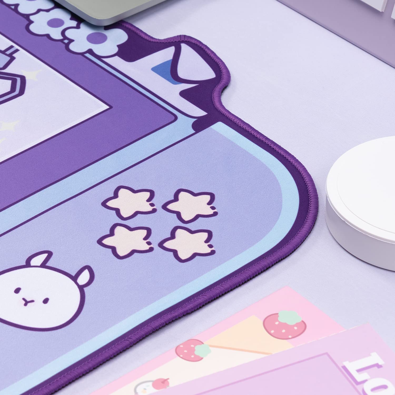 Large Kawaii Gaming Mouse Pad  - Desk Setup Pink のレビューと価格