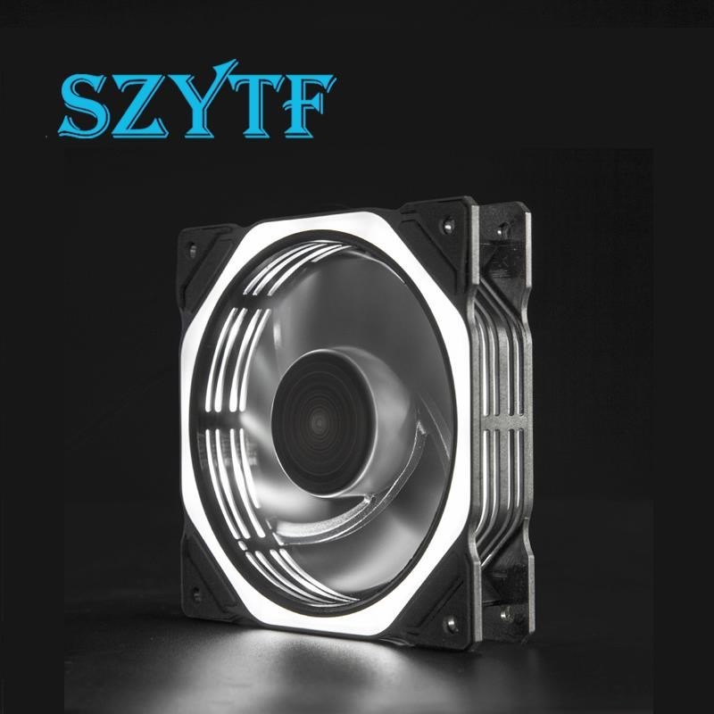 Chassis fan 12CM double-sided  - Desk Setup Lighting のレビューと価格