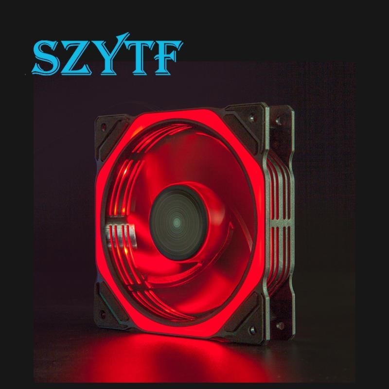 Chassis fan 12CM double-sided  - Desk Setup Lighting のレビューと価格