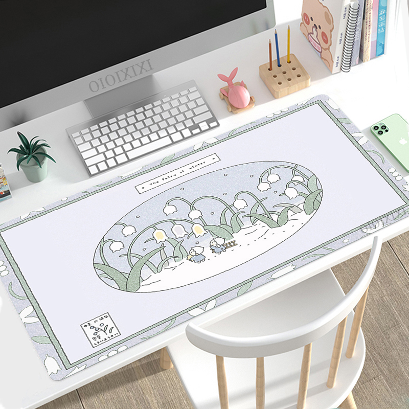 Cute Rabbit Green Anime Mouse  - Desk Setup Pink のレビューと価格
