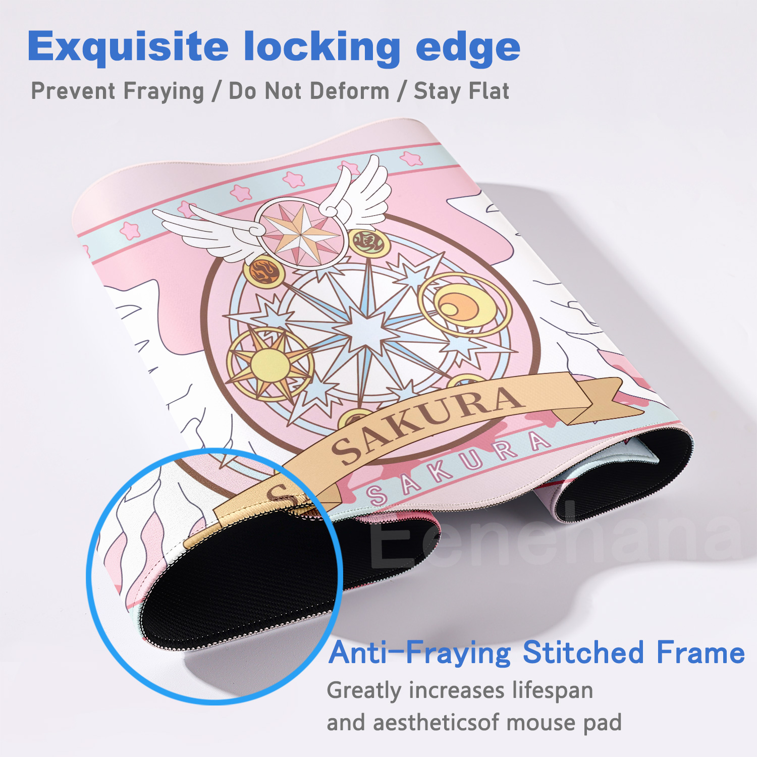 Xxl Sakura Card Anime Mousepad - Desk Setup Pink のレビューと価格