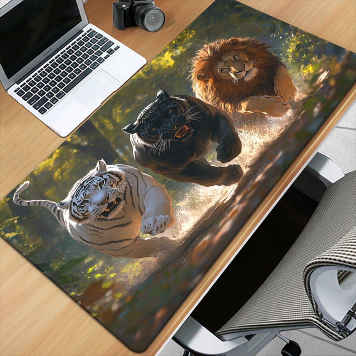 1pc Gaming Mouse Pad with Lion - Desk Setup Or Set Up のレビューと価格