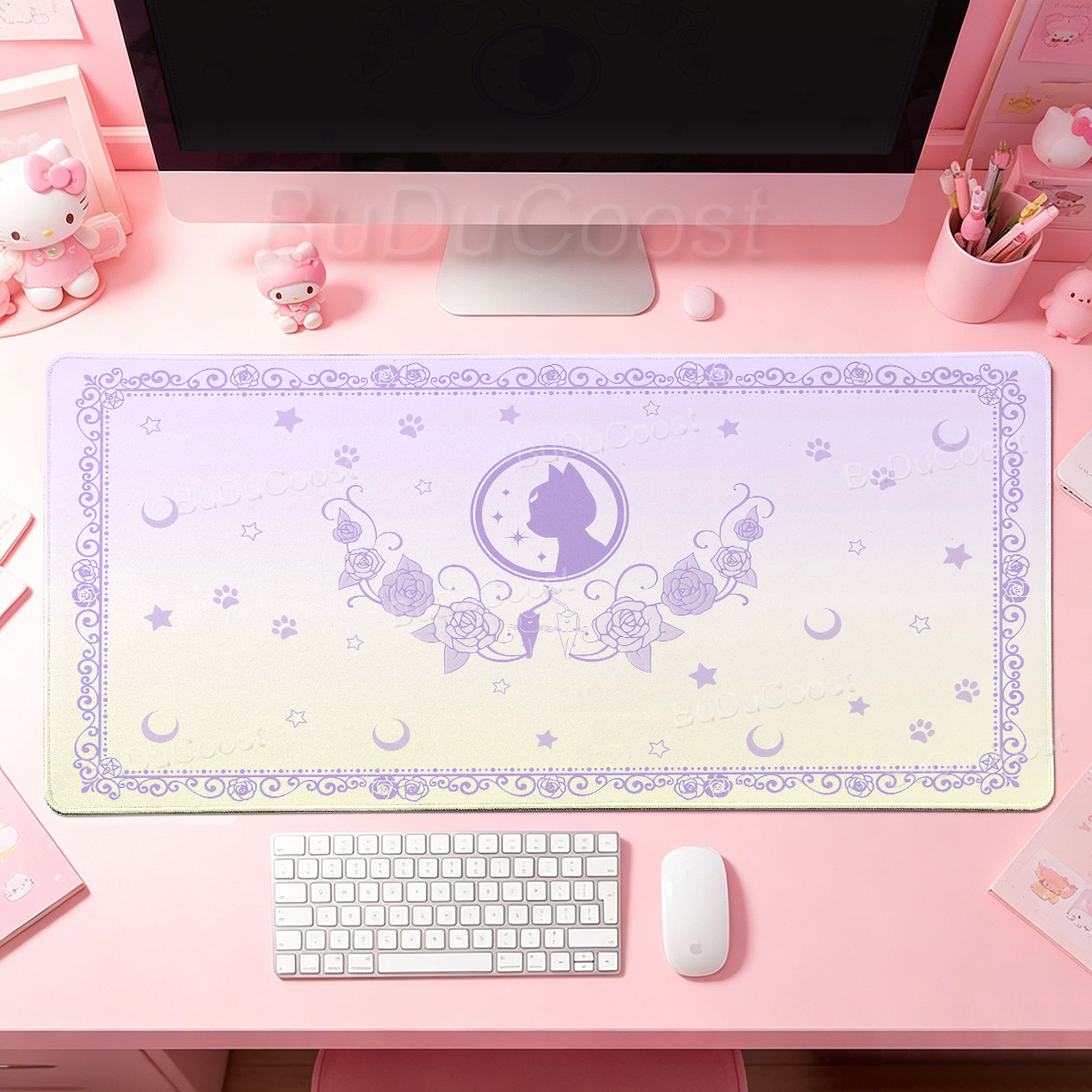 Kawaii Anime Girls Pink Mouse  - Desk Setup Pink のレビューと価格