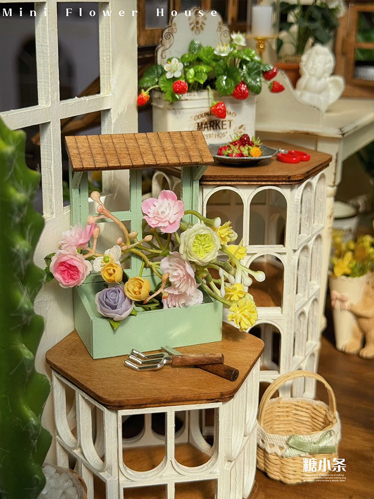 Doll House Miniature Garden Ac - Desk Setup Wood のレビューと価格