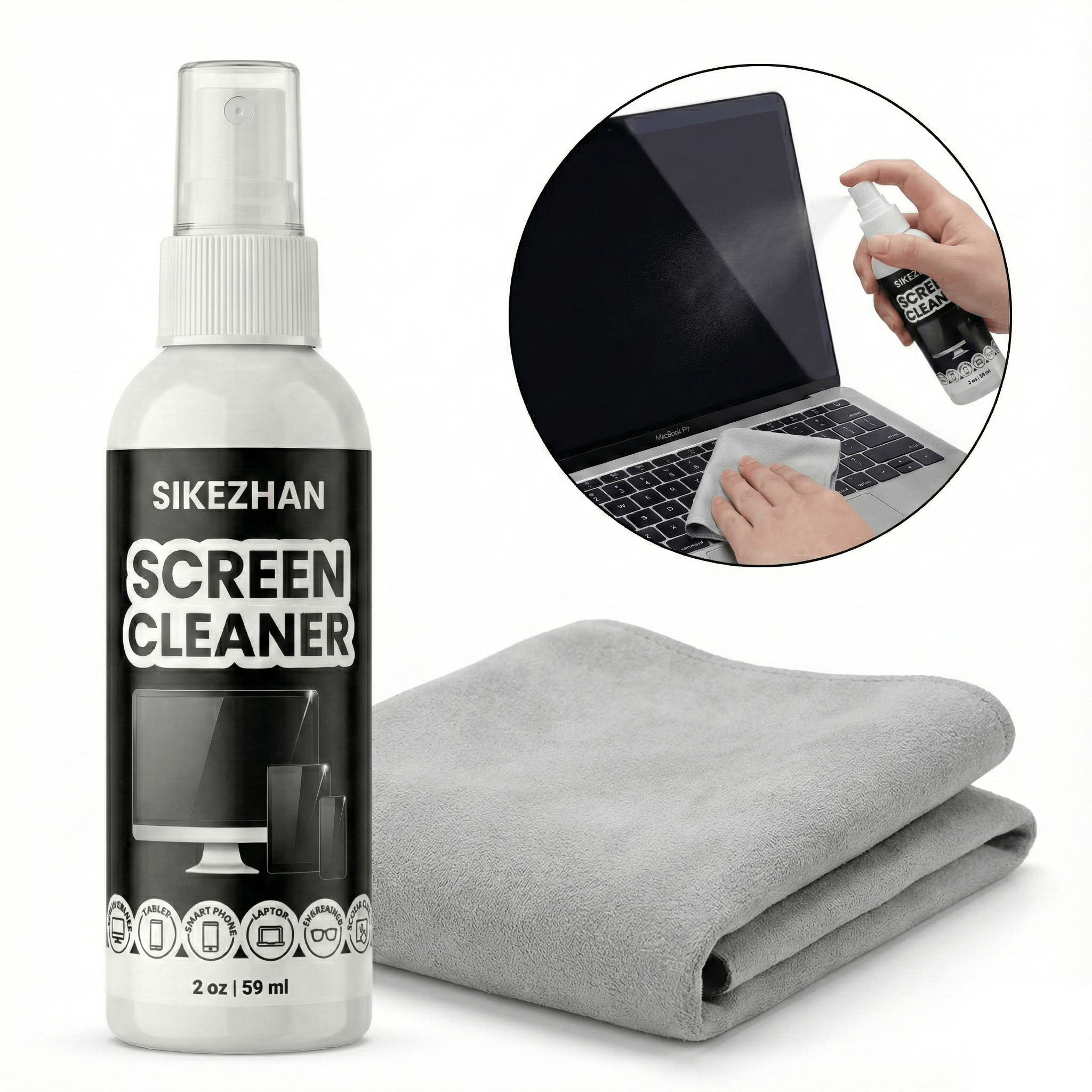 SIKEZHAN Screen Cleaner Kit wi - Monitor Cleaning Kit のレビューと価格