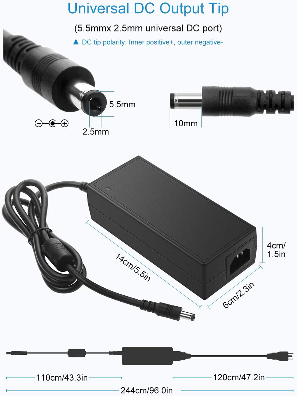 24V 6A Power Supply Adapter Co - Monitor Cleaning Kit のレビューと価格
